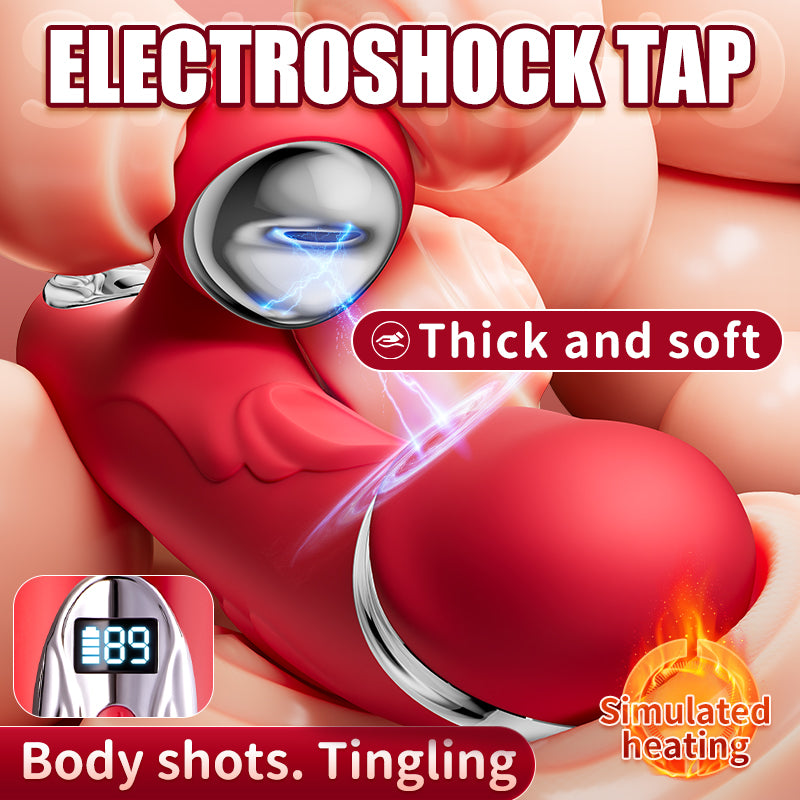 Vibrator 3in1 Dildo Rabbit Sex Toys-G Spot Slapping Clitoral Shocking Vibrator Massager Nipple Stimulation, Rabbit Vibrators Adult Sex Toy for Women and Couple