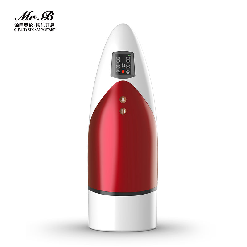 Mr.B B4 Ares Cup, a sex toy featuring 5 suction modes, 5 vibration frequencies, intelligent heating, and voice control (with UV sterilization).