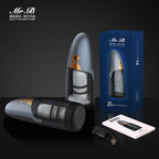 Electric Masturbator for Men, Automatic Shock Masturbation Cup with 5 Vibrations, Hands-Free Straightener, Realistic Pocket Pussy, Oral , Sex Toy for Men