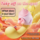Cute Vibrator For Women, Tongue Licking Clito Paddling Vibrator Sex Toy