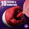 Rose Sex Toys Vibrator for Women - Adult Toys with 10 Vibrating & 10 Tongue Licking Modes, Nipple Toys Clitoral Vibrator G-Spot Vibrators, Adult Sex Toys & Games for Women Couples Pleasure Red