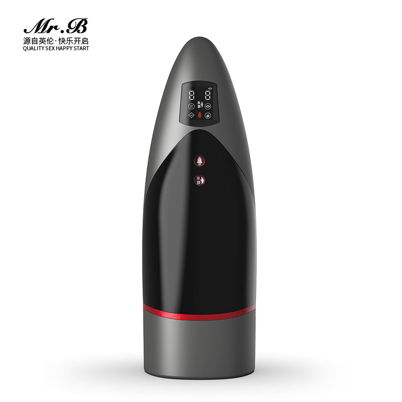 Mr.B B4 Ares Cup, a sex toy featuring 5 suction modes, 5 vibration frequencies, intelligent heating, and voice control (with UV sterilization).