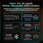 B1-AI aircraft Vibration + extension + heating, Bluetooth speaker