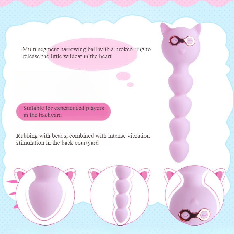 Thrusting Anal Butt Plug Vibrator Prostate Massager Adult Sex Toys for Men Women