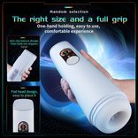 B1-AI aircraft Vibration + extension + heating, Bluetooth speaker Masturbation cup