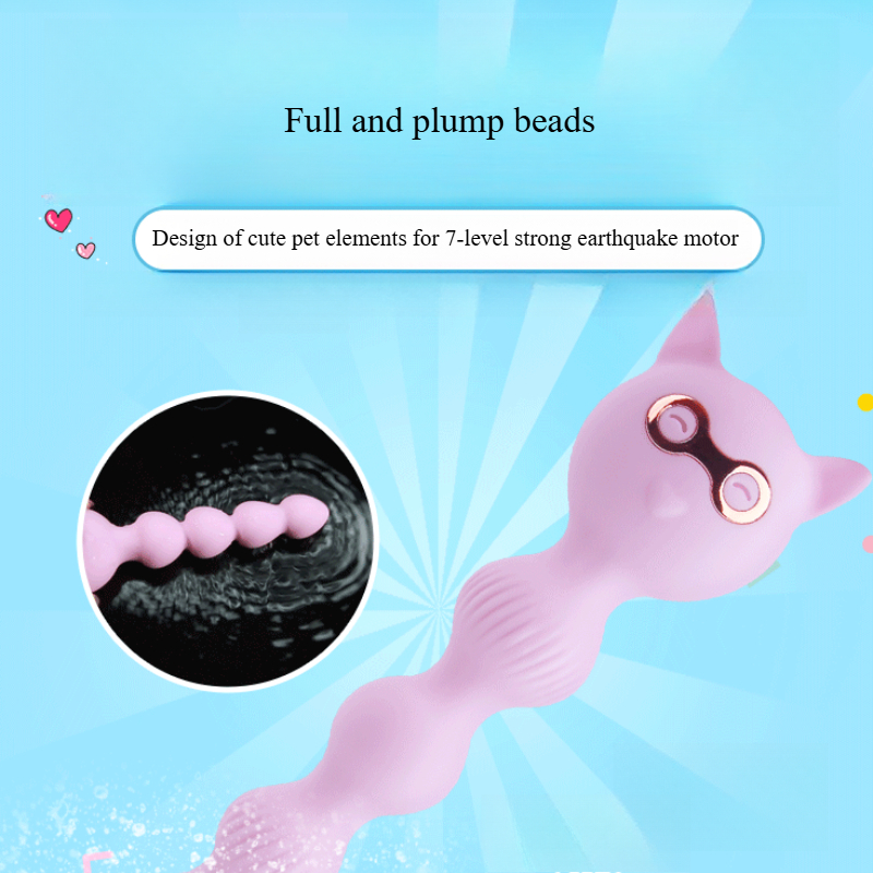 Thrusting Anal Butt Plug Vibrator Prostate Massager Adult Sex Toys for Men Women