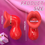 LushMouth Rotating Tongue Suction Massager for Dual Stimulation