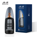 Electric Masturbator for Men, Automatic Shock Masturbation Cup with 5 Vibrations, Hands-Free Straightener, Realistic Pocket Pussy, Oral , Sex Toy for Men