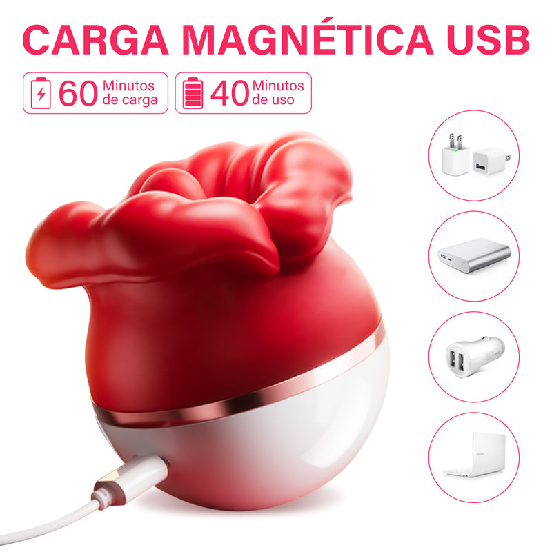 Clitoris Sucking Tongue Vibrator G-Spot Vibrators Nipple Stimulation Licking Suck Vibrator with 3 Suction and 5 Vibration Modes Clit Sucker Tongue Licker Anus Anal Sex Toy for Women