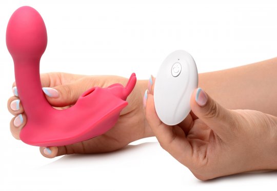 Butterfly Tease 10X Clitoral Suction Silicone Stimulator Suction Vibrator，US Warehouse
