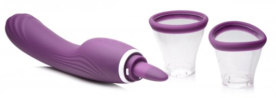 Lickgasm 8X Licking and Sucking Vibrator，US Warehouse