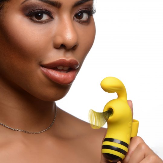 Sucky Bee Clitoral Stimulating Finger Vibe Clitoral Suction Vibrator，US Warehouse