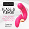 Tease and Please Thrusting and Licking Vibrator，US Warehouse