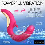 Tease and Please Thrusting and Licking Vibrator，US Warehouse
