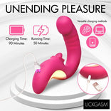 Tease and Please Thrusting and Licking Vibrator，US Warehouse