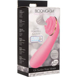 Passion Petals 10X Silicone Suction Rose Vibrator - Pink，US Warehouse