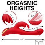 Flicking Silicone Rabbit Vibrator，US Warehouse