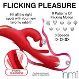 Flicking Silicone Rabbit Vibrator，US Warehouse