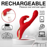 Flicking Silicone Rabbit Vibrator，US Warehouse