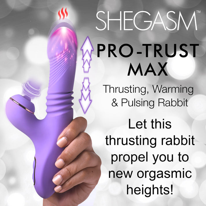 Pro-Thrust Max 14X Thrusting and Pulsing Silicone Rabbit，US Warehouse