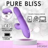 Pro-Thrust Max 14X Thrusting and Pulsing Silicone Rabbit，US Warehouse
