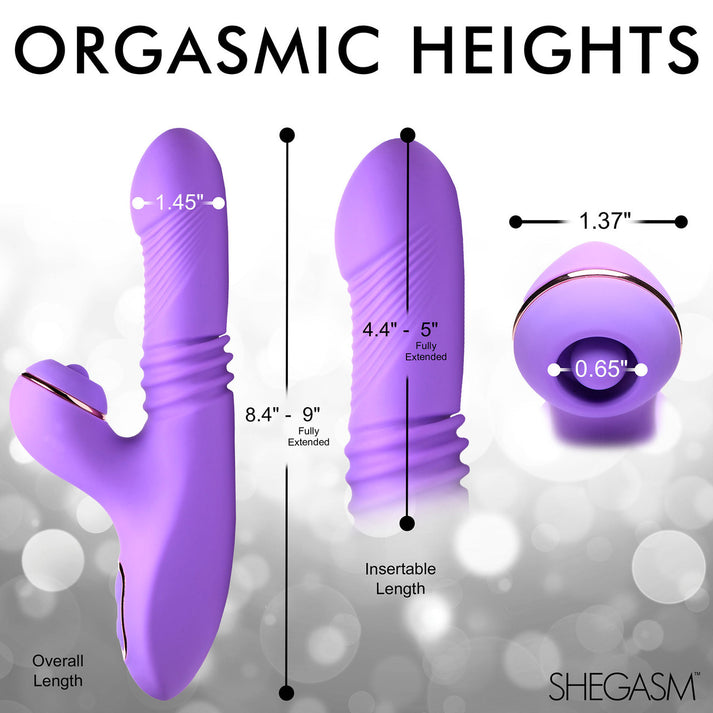 Pro-Thrust Max 14X Thrusting and Pulsing Silicone Rabbit，US Warehouse