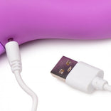 10X Triple Rabbit Silicone Vibrator - Purple，US Warehouse