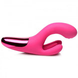 10X Triple Rabbit Silicone Vibrator - Purple，US Warehouse