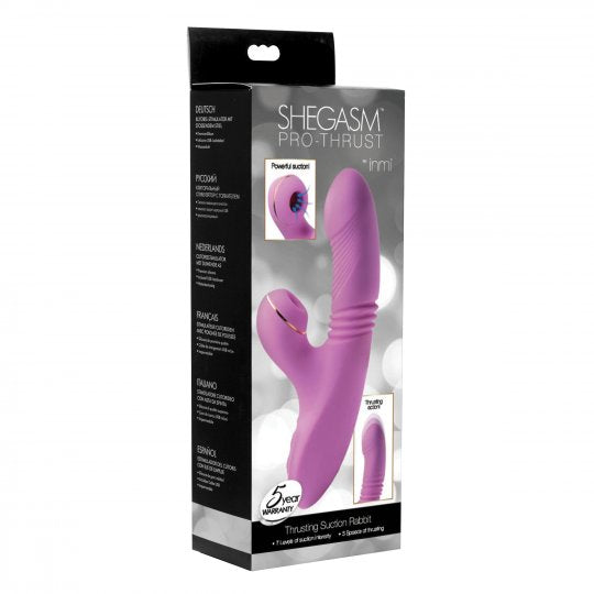 Shegasm Thrusting Suction Rabbit VIBRATOR，US Warehouse