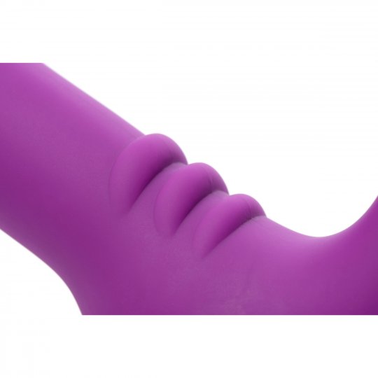 Royal Revolver Vibrating Strapless Silicone Strap On Dildo，US Warehouse