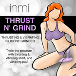 Thrust n' Grind Thrusting and Vibrating Silicone Sex Grinder，US Warehouse