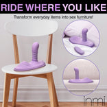 Thrust n' Grind Thrusting and Vibrating Silicone Sex Grinder，US Warehouse