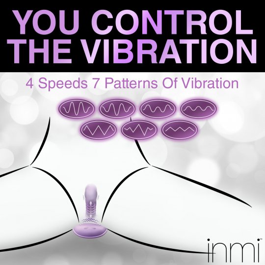 Thrust n' Grind Thrusting and Vibrating Silicone Sex Grinder，US Warehouse