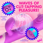 Clit Tapping Pulsing Rabbit - Purple