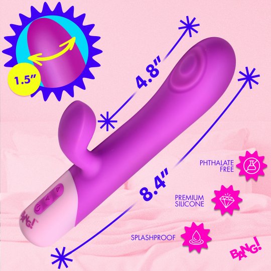Clit Tapping Pulsing Rabbit - Purple，US Warehouse