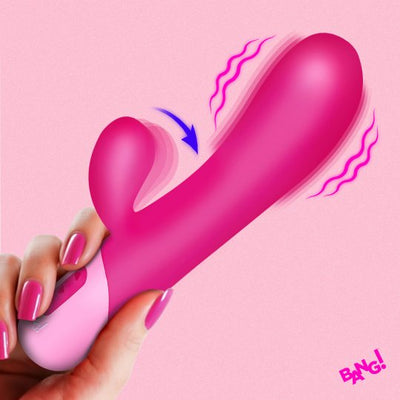 Clit Tapping Vibrating Rabbit - Pink，US Warehouse