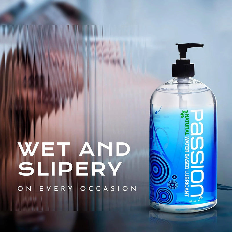 Passion Natural Water-Based Lubricant - 16 oz，US Warehouse