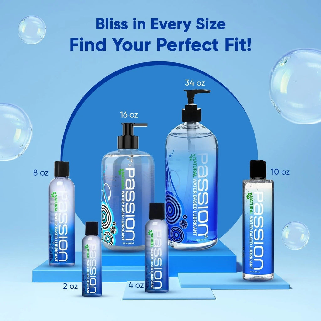 Passion Natural Water-Based Lubricant - 34 oz