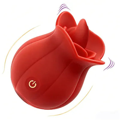 MLEM - Rose Tongue Massager Easy to Position Pleasure Toy