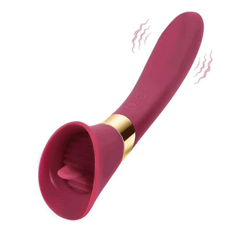 TongueRush Tongue & G-Zone Massager Dual Motor Wand Solo & Couples