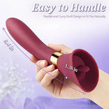 TongueRush Tongue & G-Zone Massager Dual Motor Wand Solo & Couples