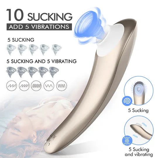 Sensa - 2-in-1 Clitoral Suction Vibrator with Buildable Air-Pulse and Vibration Modes