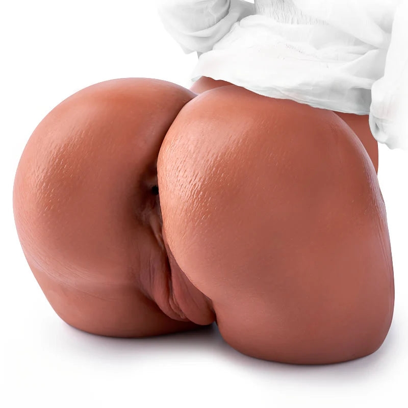 SEX DOLL- No Function Half-Body Latina Lifelike TPE Butt Doll 4.3 lbs Textured Pleasure Channels Waterproof Masturbator For Man