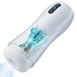 STROKER-Male Masturbator Language Voice Male Stroker Masturbator With Heated Base, 5 Suction 10 Vibration Masturbators Cup