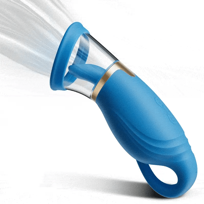 Womangift - Licking Vibrator Suction Intensity Tongue-licking Clit & Nipple Stimulator