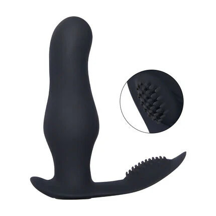 ANAL TOY-7 Telescopoc Vibrations Triple Stimlation Prostate Massager