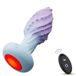 ANAL TOY-7-Color LED Light 360° Rotating Anal Vibrator, 10 Vibration Frequencies Prostate Massager