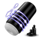 STROKER- Male Masturbator 4 in 1 Masturbator Cup  7 Thrutings & 7 Rotatings  Suction Cup Mount  Magnetic Inner Liner