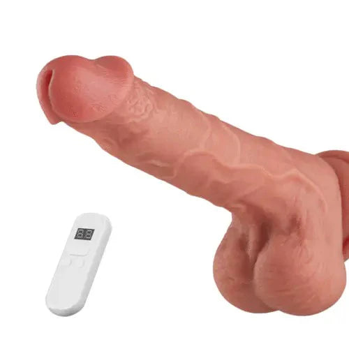 Realistic Dildo- Thrusts Vibration Dildo 8.66 Inch Vibrating Dildo