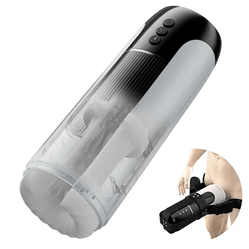 STROKER- Wearable Thrusting Heating Masturbator Male Masturbator